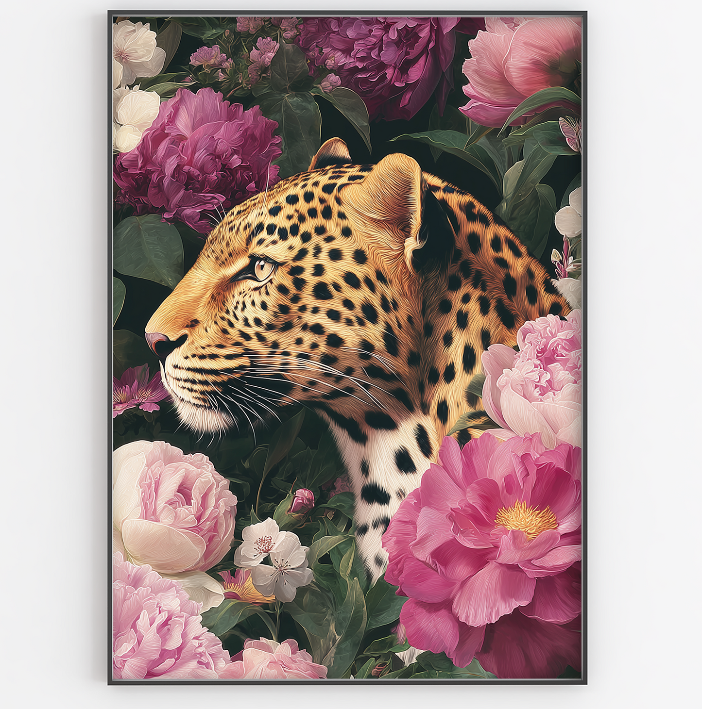 Floral Leopard Print - Gina Ellen Wall Art