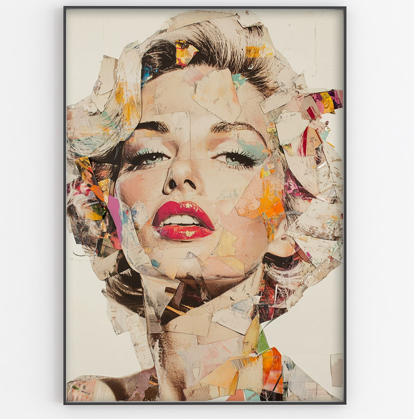 Marilyn Collage Art Print - Gina Ellen Wall Art