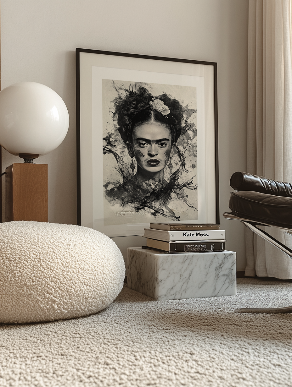 Frida Ink Splash Print - Gina Ellen Wall Art