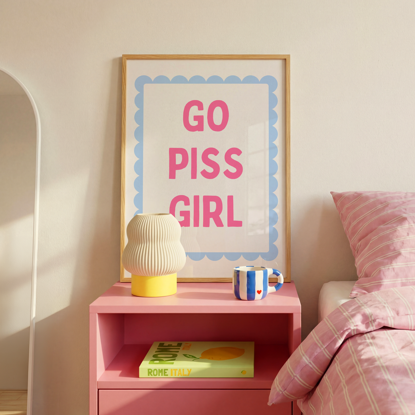 Go Piss Girl Print