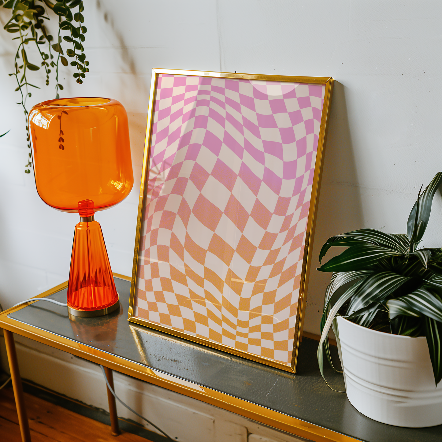 Pink and Orange Gradient Butterfly Print (Copy) - Gina Ellen Wall Art