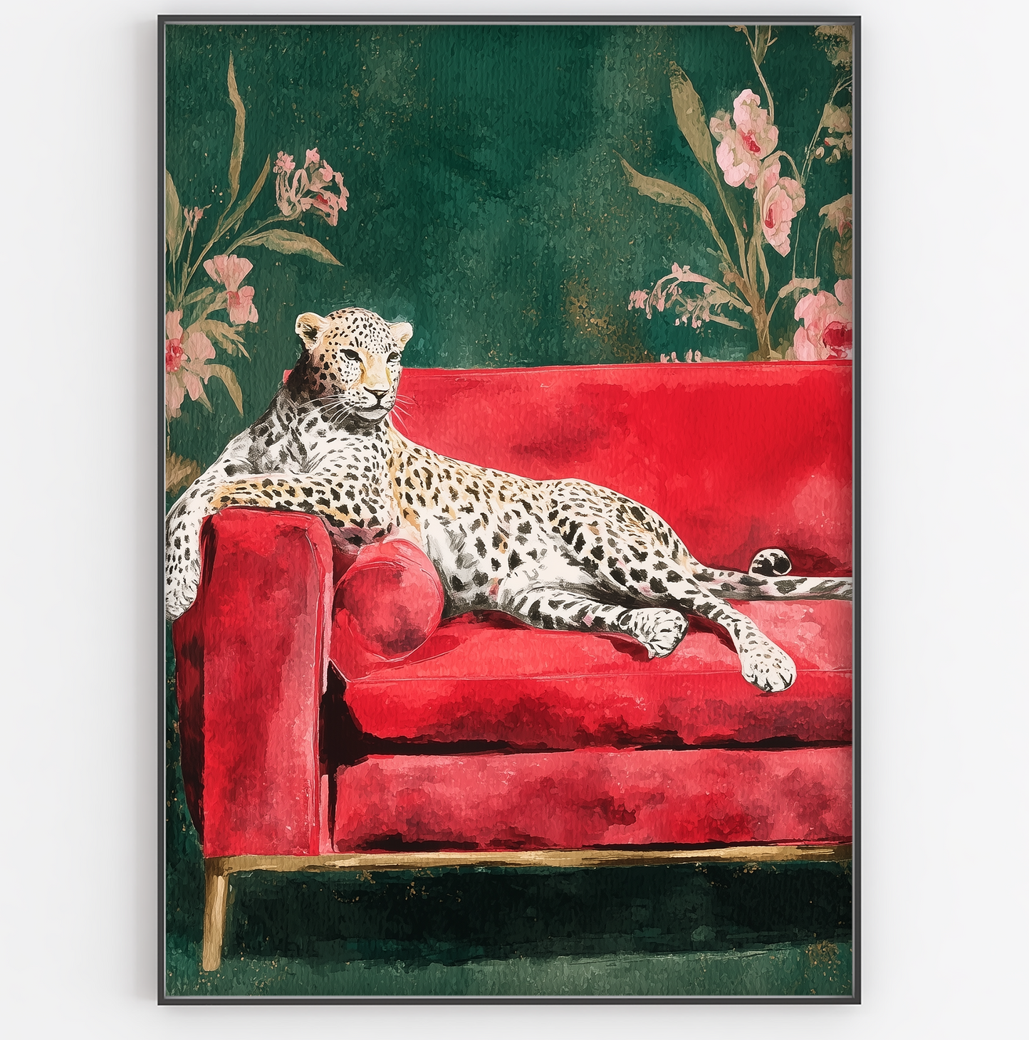 Lux Leopard Lounging Print - Gina Ellen Wall Art