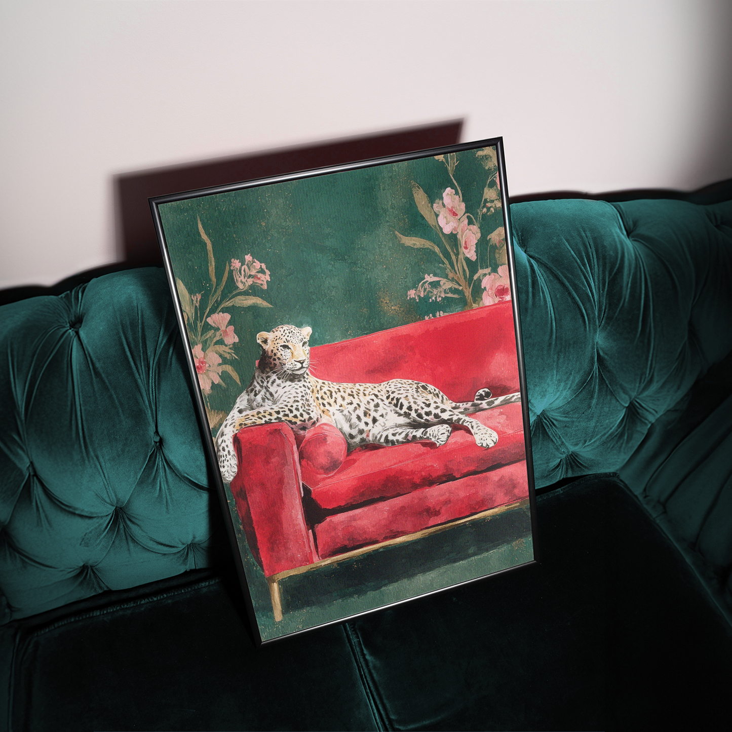 Lux Leopard Lounging Print - Gina Ellen Wall Art