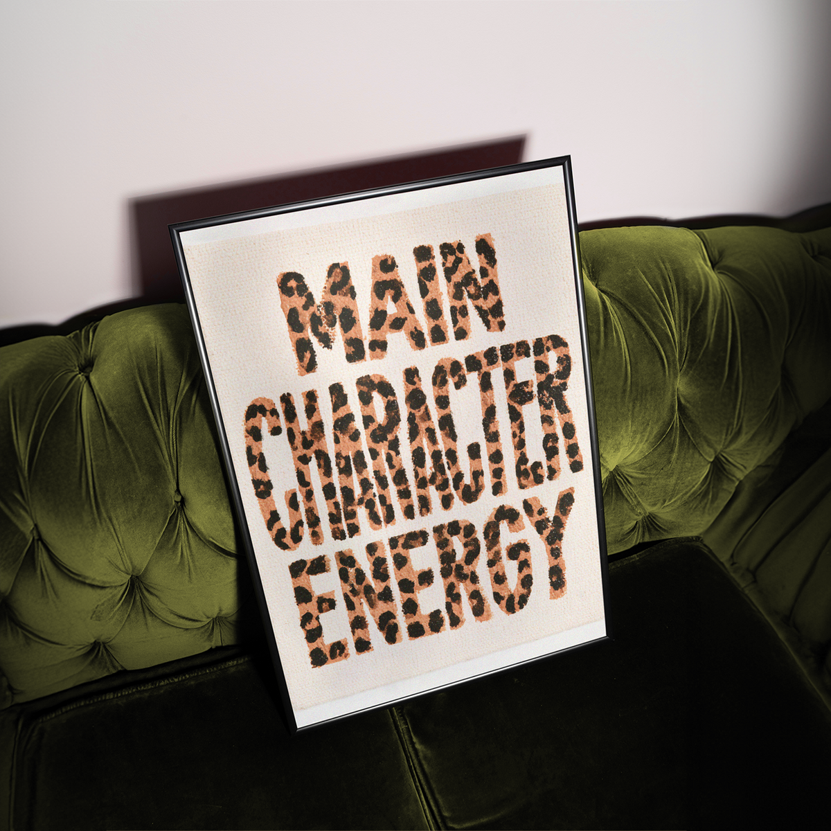 Main Character Energy Art Print - Gina Ellen Wall Art