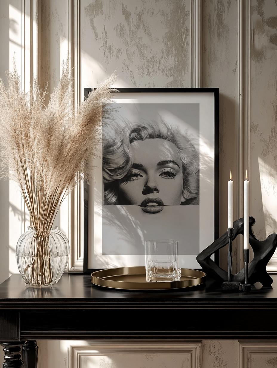 Marilyn Obscure Sketch Print - Gina Ellen Wall Art
