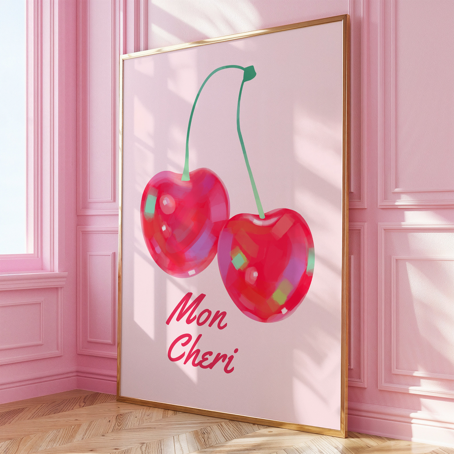 Pink Mon Cheri Print - Gina Ellen Wall Art