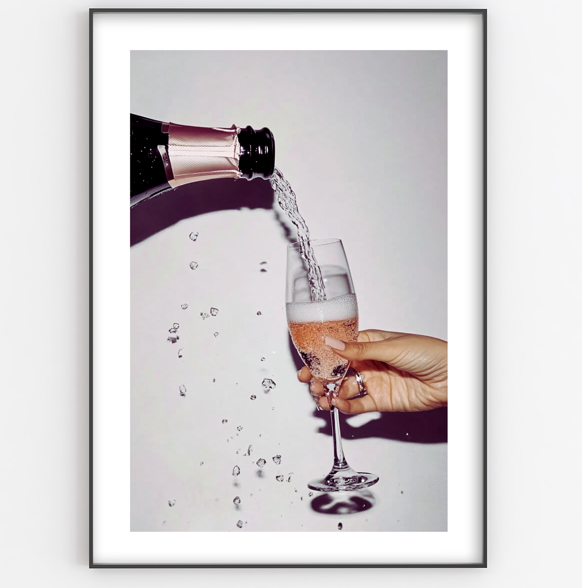 Pour The Champagne Print - Gina Ellen Wall Art