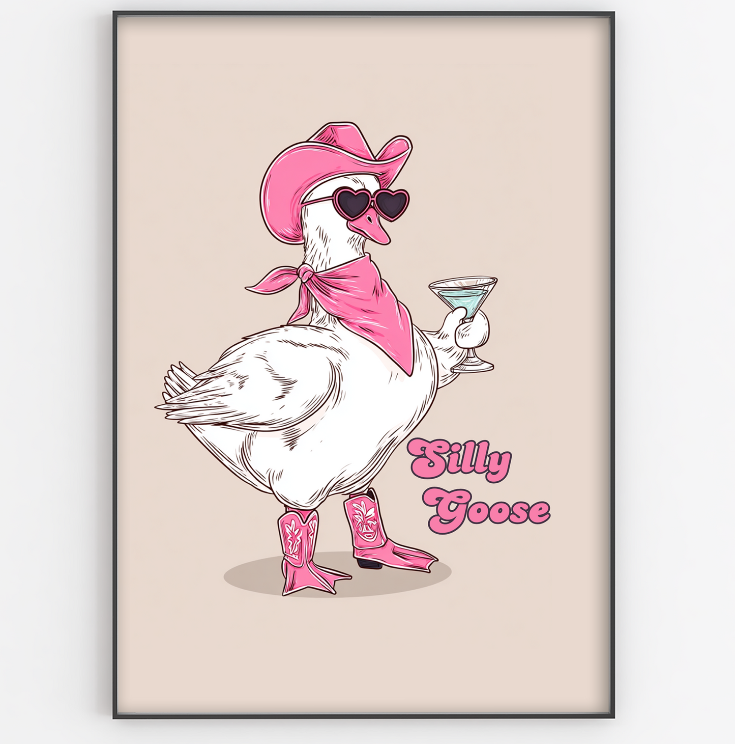 Silly Goose Print - Gina Ellen Wall Art