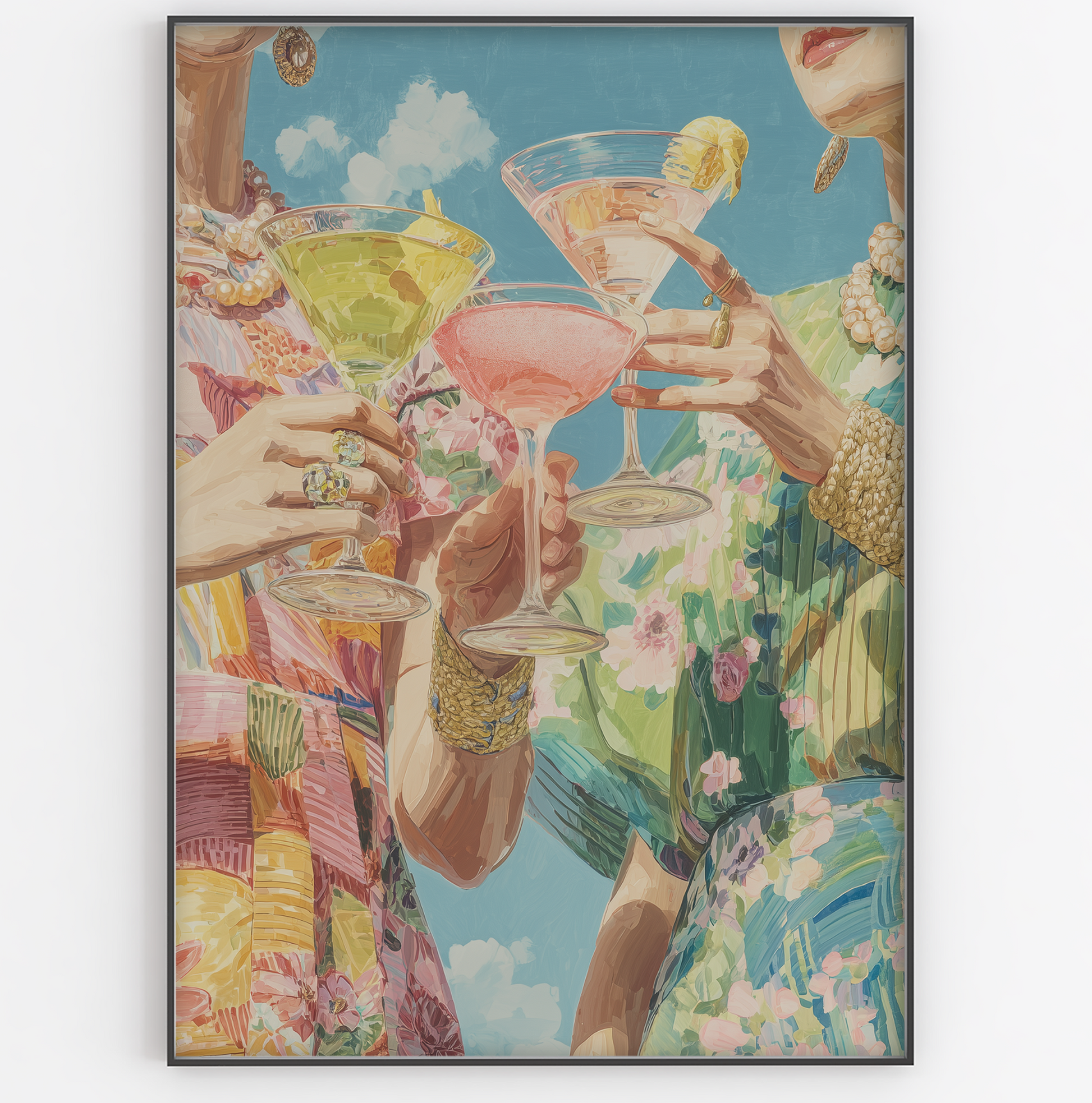Summer Cocktails Print - Gina Ellen Wall Art