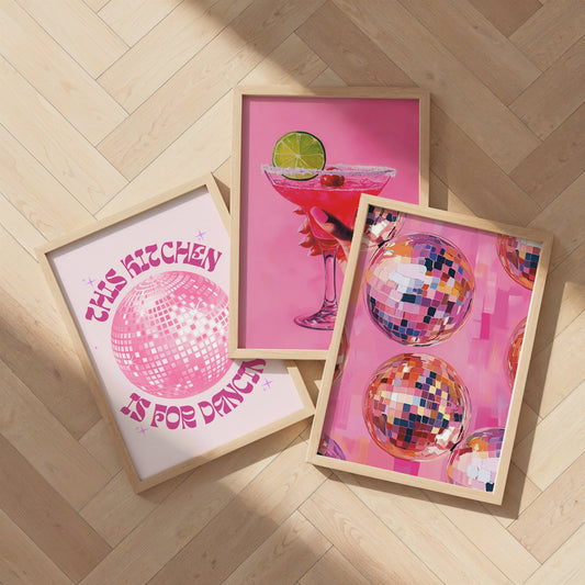 Kitchen Disco Prints Trio