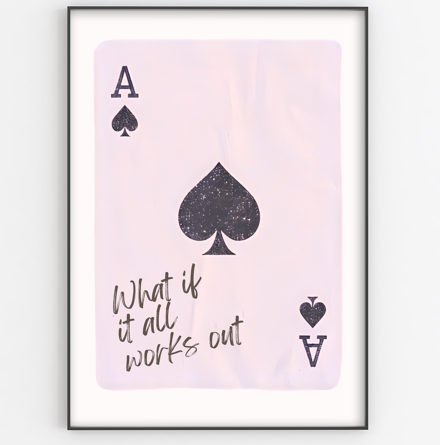 What If It All Works Out Print