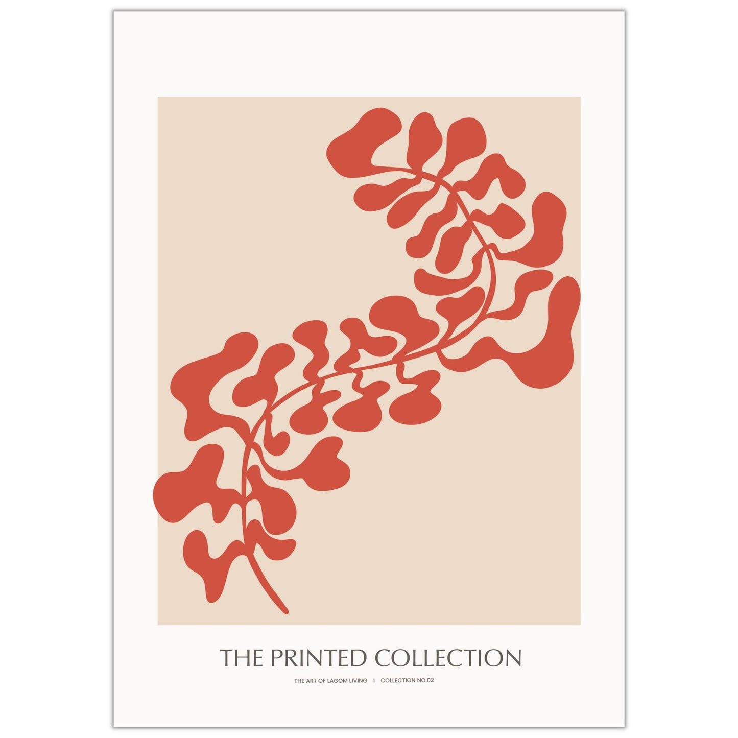 Matisse Inspired Burnt Orange Art Print - Gina Ellen Wall Art